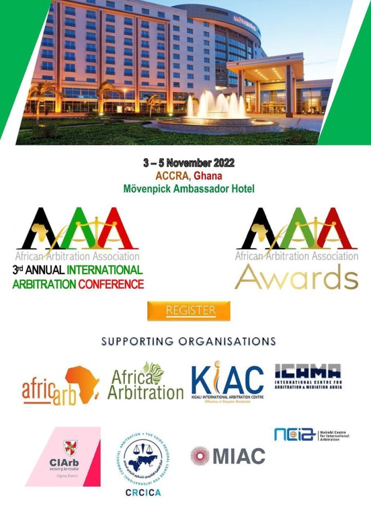 conference and awards flyer