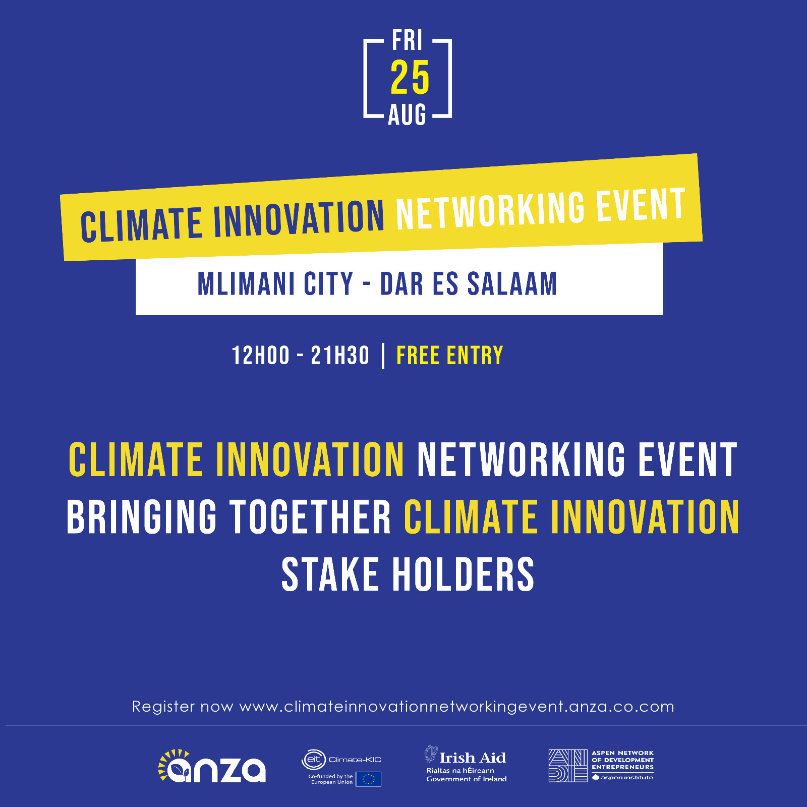 Événement "Anza-climate-innovation-networking" (en anglais)